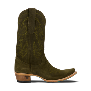 Sandaga Midi - Olive Suede