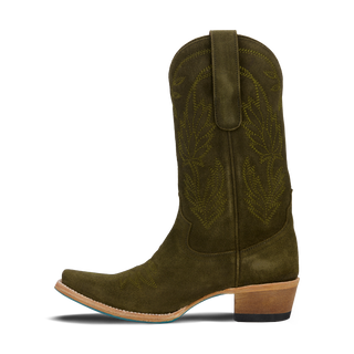Sandaga Midi - Olive Suede