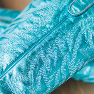 Smokeshow Boot - Turquoise Metallic