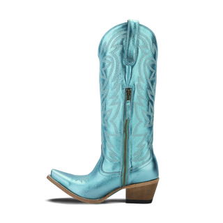 Smokeshow Boot - Turquoise Metallic