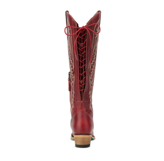 Monica Knee High Corset - Smoldering Ruby