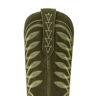 Squash Blossom Boot - Olive Suede