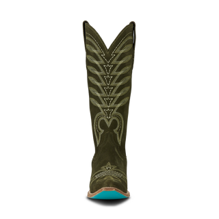 Squash Blossom Boot - Olive Suede