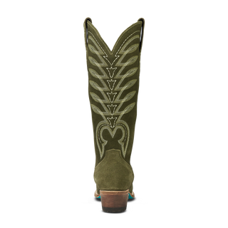 Squash Blossom Boot - Olive Suede
