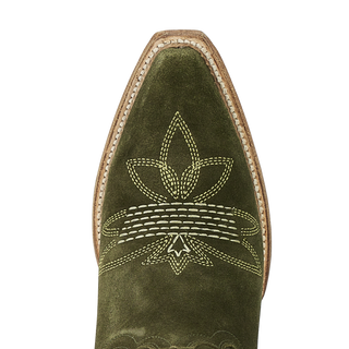 Squash Blossom Boot - Olive Suede