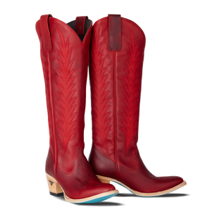 Jentry Knee High Boot - Smoldering Ruby