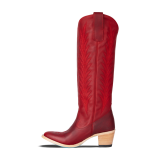 Jentry Knee High Boot - Smoldering Ruby