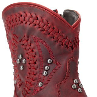 Cossette Bootie - Smoldering Ruby