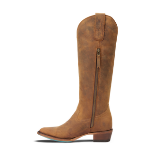Plain Jane Boot - Burnt Caramel
