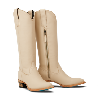 Plain Jane Boot - Pale Ivory
