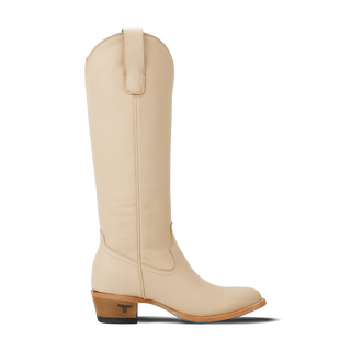Plain Jane Boot - Pale Ivory