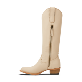 Plain Jane Boot - Pale Ivory