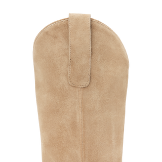 Plain Jane Boot - Latte Suede