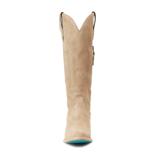 Plain Jane Boot - Latte Suede