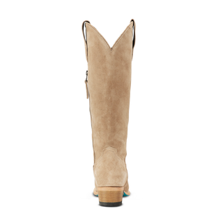 Plain Jane Boot - Latte Suede