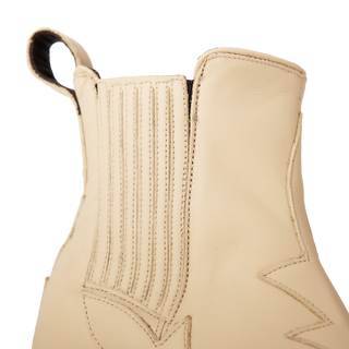 Western Chelsea Bootie - Pale Ivory