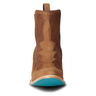 Western Chelsea Bootie - Toffee Suede