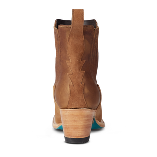 Western Chelsea Bootie - Toffee Suede
