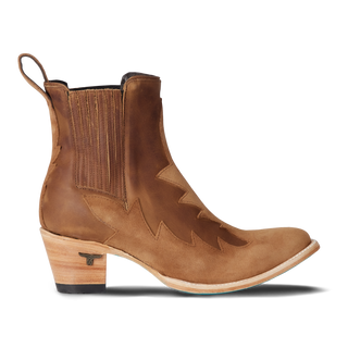 Western Chelsea Bootie - Toffee Suede