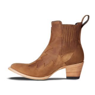 Western Chelsea Bootie - Toffee Suede