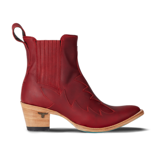 Western Chelsea Bootie - Smoldering Ruby