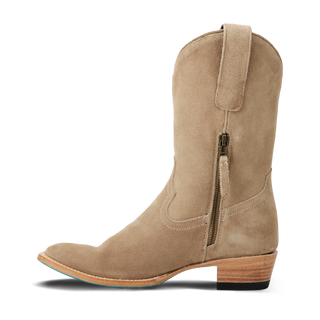 Plain Jane Midi - Latte Suede