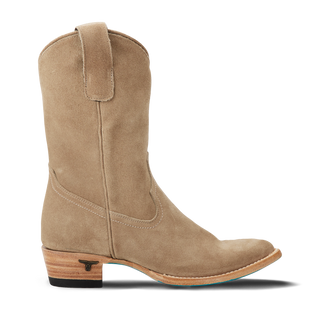 Plain Jane Midi - Latte Suede
