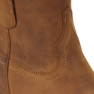 Plain Jane Bootie - Burnt Caramel
