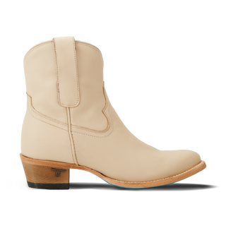 Plain Jane Bootie - Pale Ivory