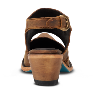 Plain Jane Slingback Mule - Burnt Caramel