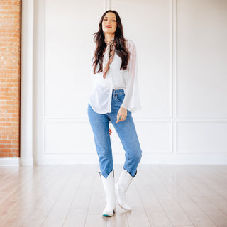Emma Jane Boot - Matte White