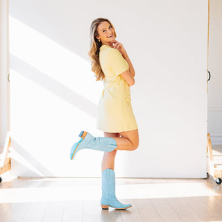 Emma Jane Boot - Powder Blue