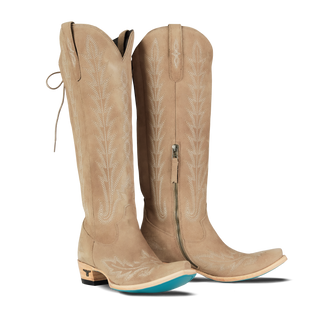 Lexington Knee High Corset - Latte Suede
