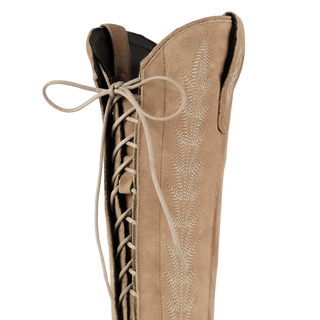 Lexington Knee High Corset - Latte Suede