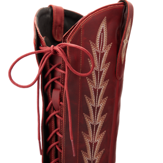 Lexington Knee High Corset - Smoldering Ruby