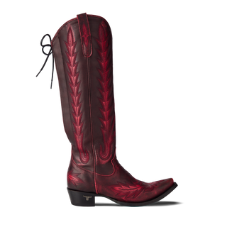 Lexington Knee High Corset - Black Cherry