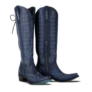 Lexington Knee High Corset - Midnight Navy