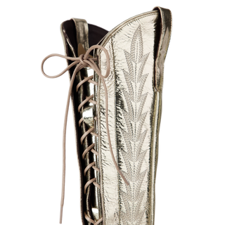 Lexington Knee High Corset - Champagne Metallic