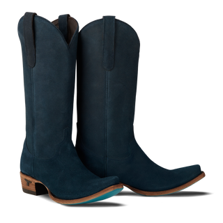 Emma Jane Boot - Navy Suede