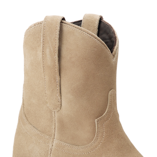 Emma Jane Bootie - Latte Suede
