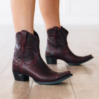 Emma Jane Bootie - Black Cherry