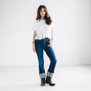 Emma Jane Bootie - Black Cherry