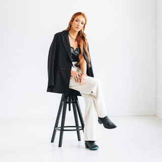 Emma Jane Bootie - Matte Black
