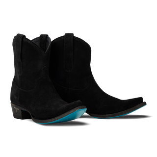 Emma Jane Bootie - Soft Black Suede