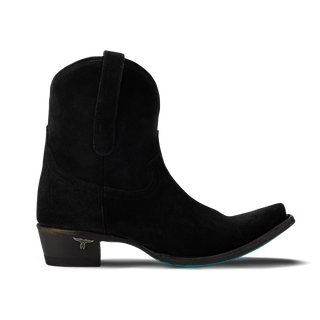Emma Jane Bootie - Soft Black Suede