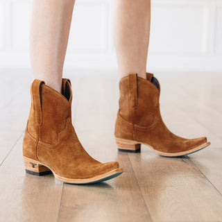 Emma Jane Bootie - Toffee Suede