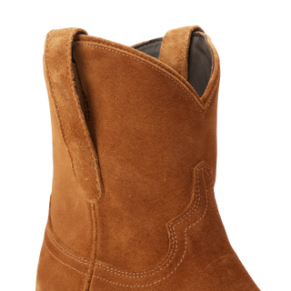 Emma Jane Bootie - Toffee Suede