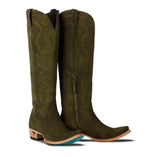 Sandaga Knee High - Olive Suede