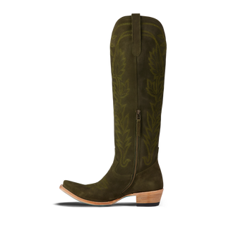 Sandaga Knee High - Olive Suede