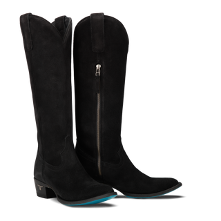 Plain Jane Boot - Soft Black Suede